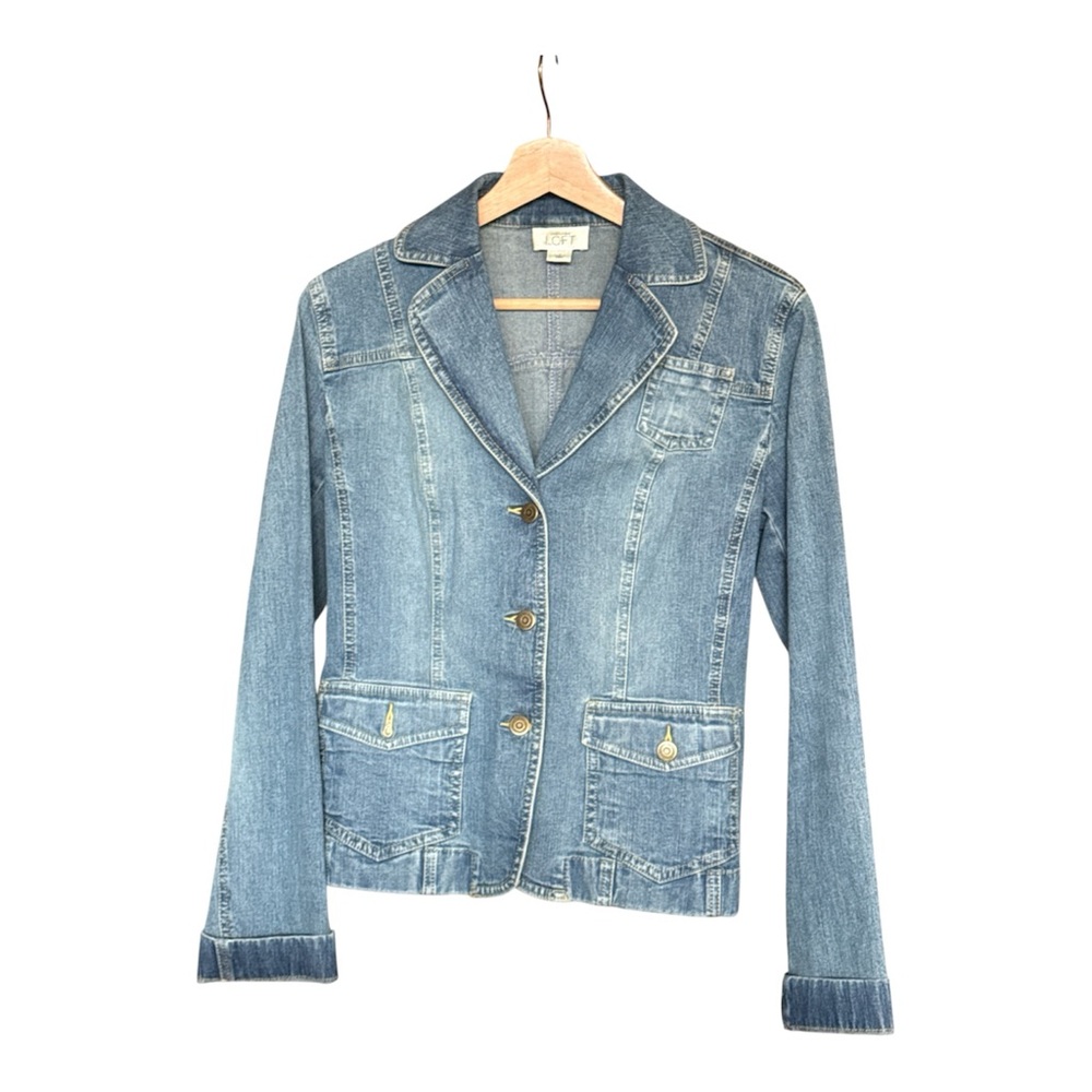 LOFT Light Blue Denim Jacket